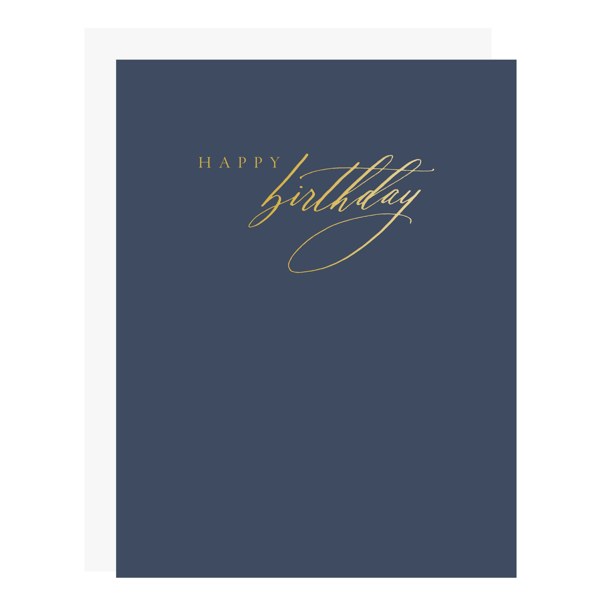 Navy and Gold Birthday