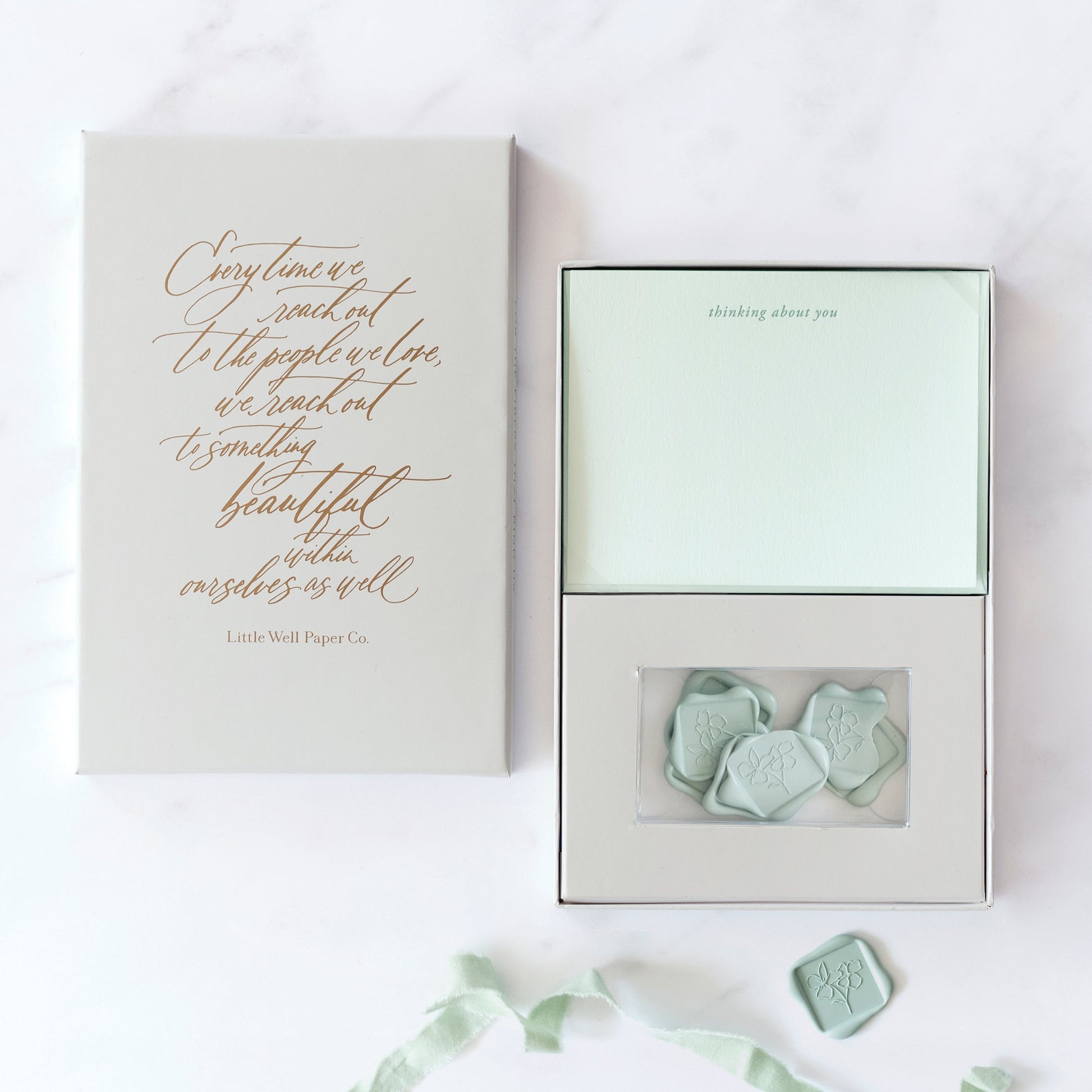 Thinking of You Flat Note Stationery Set