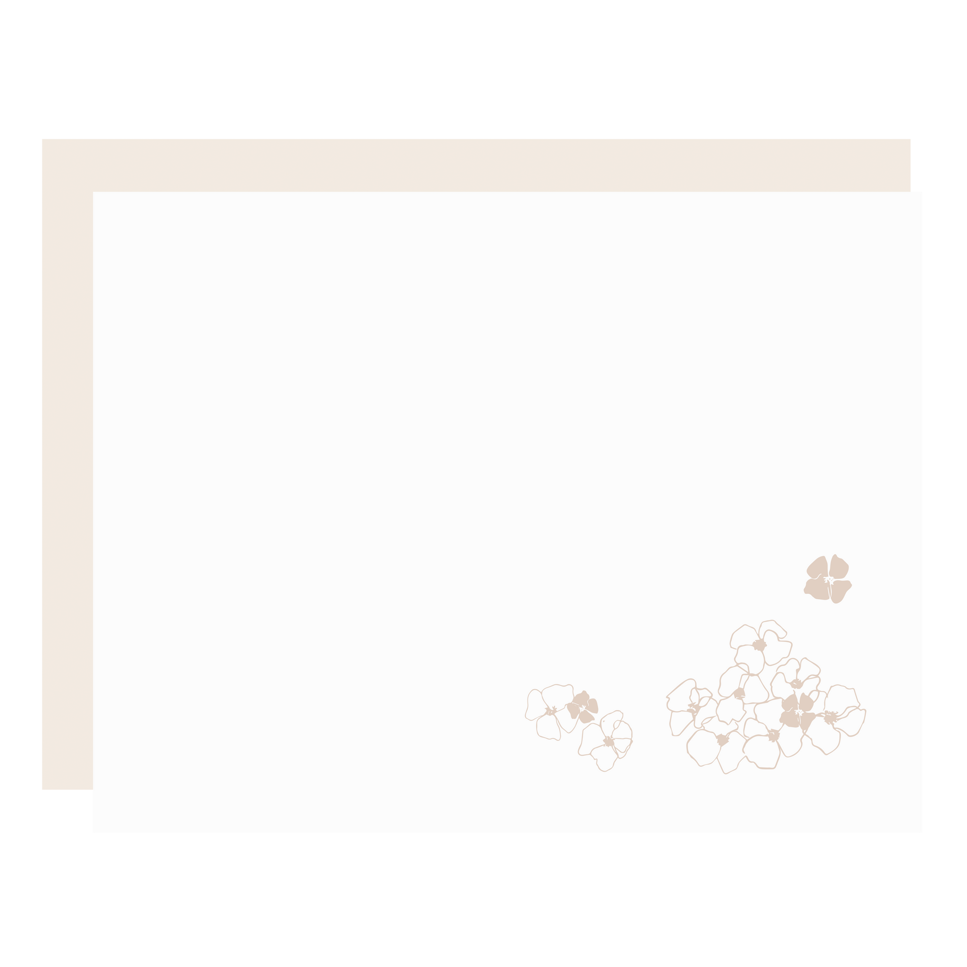 Floral Flat Boxed Note Set