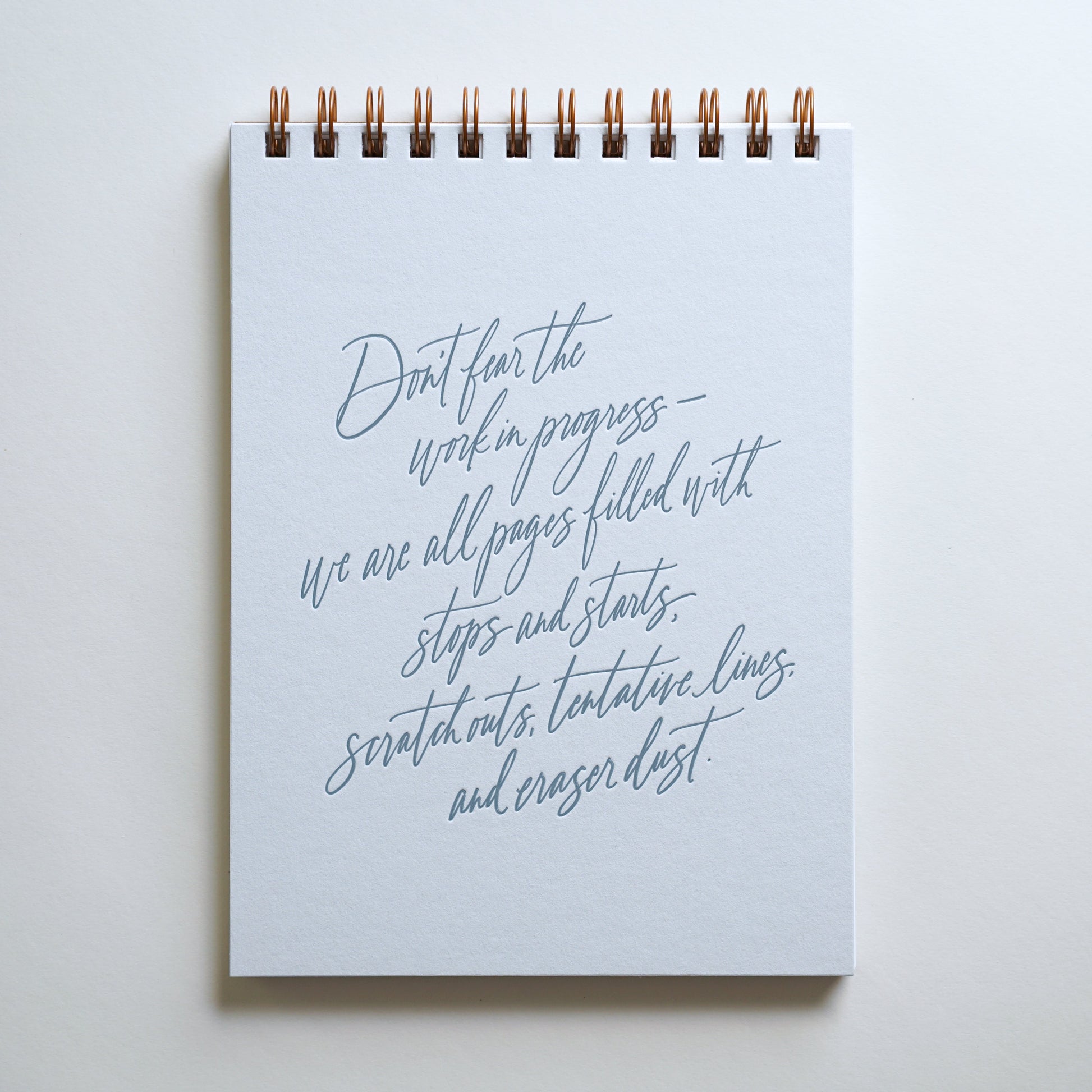 Don't Fear the Work in Progress