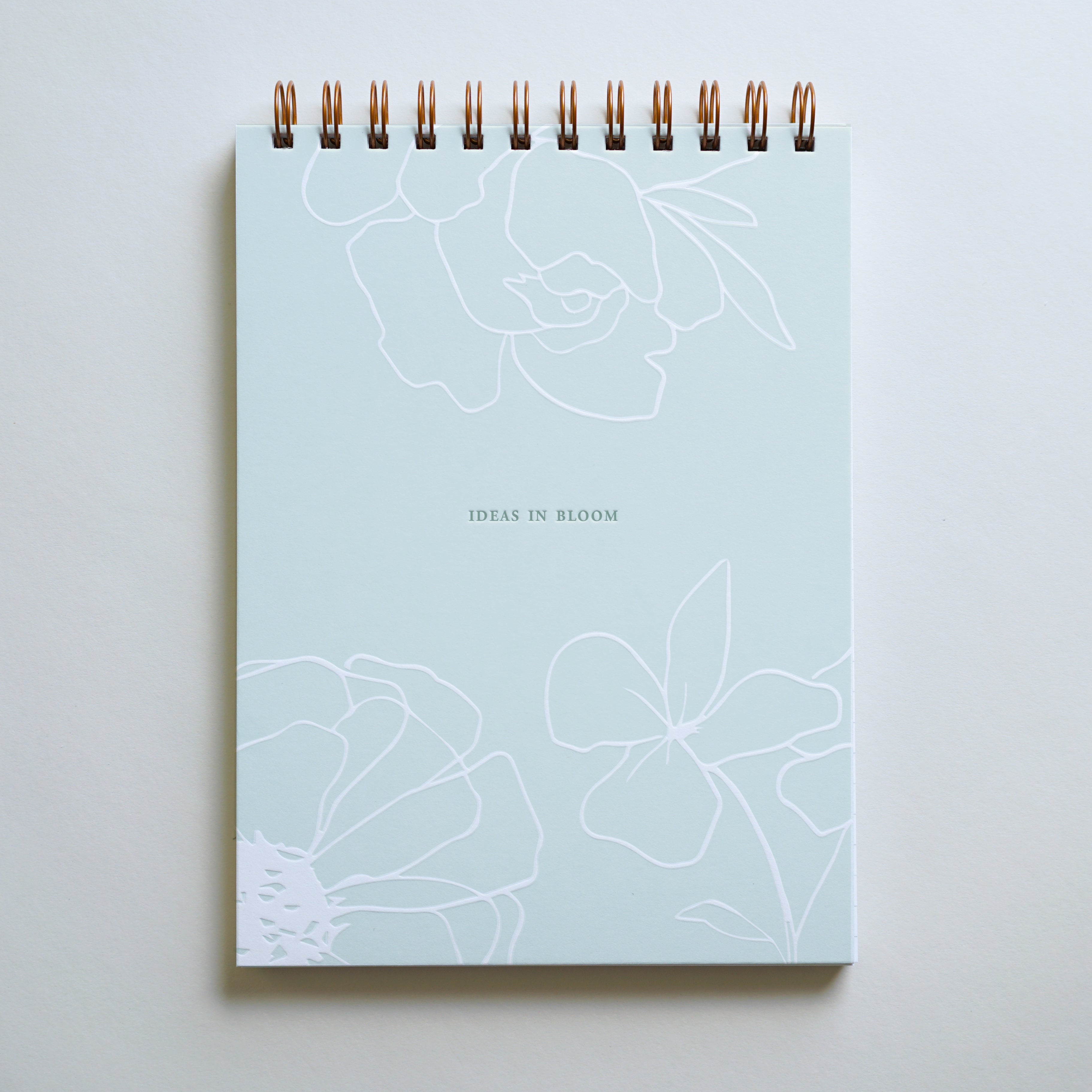Ideas In Bloom Lined Notebook
