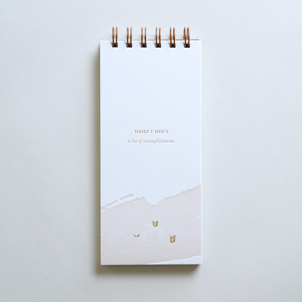 Daily I Did's Lined Notebook