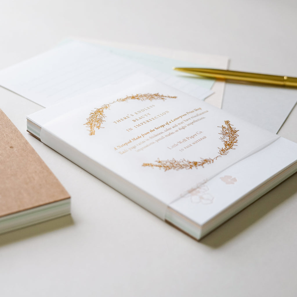 Beauty in Imperfection Notepad