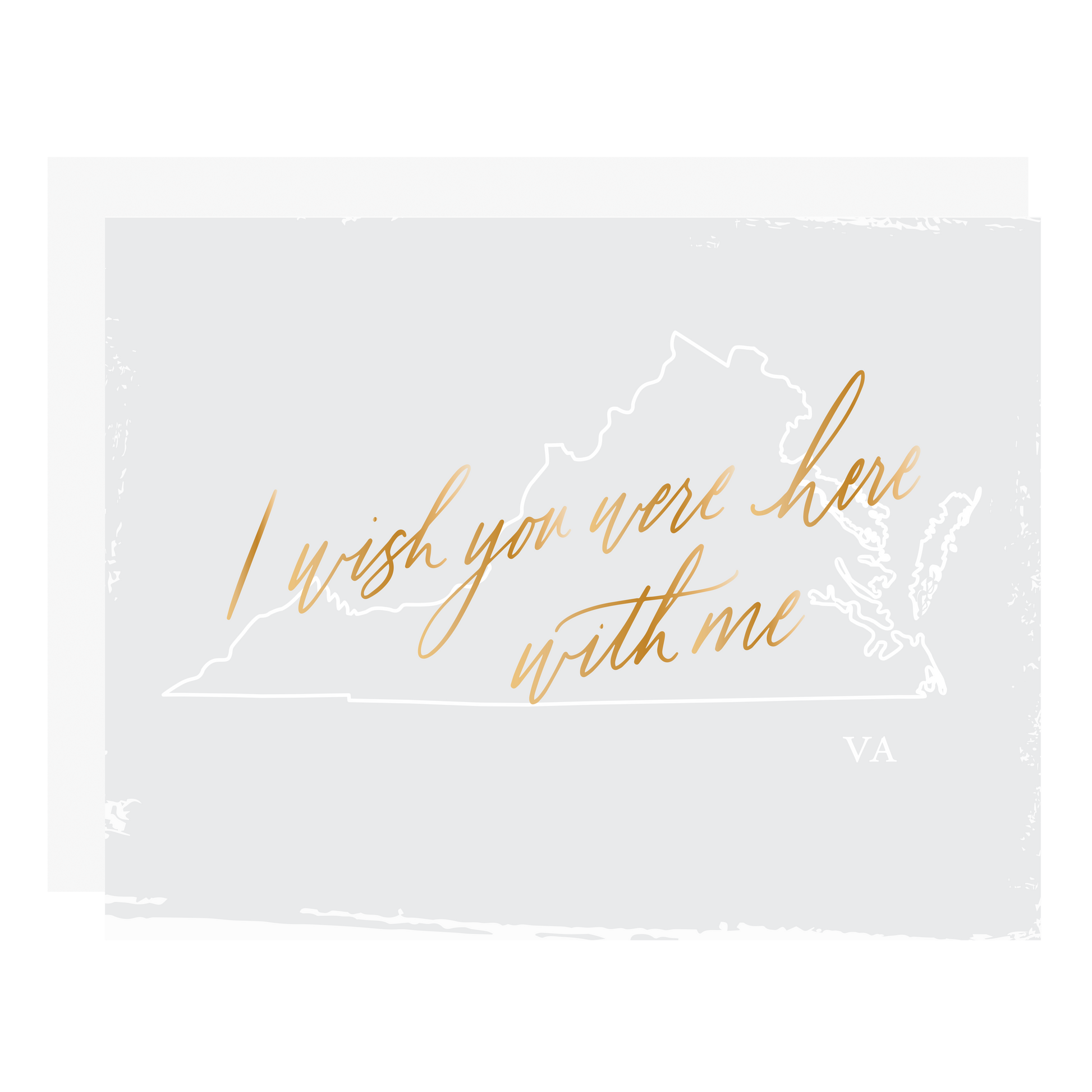 Wish You Were Here With Me - STATE CARDS